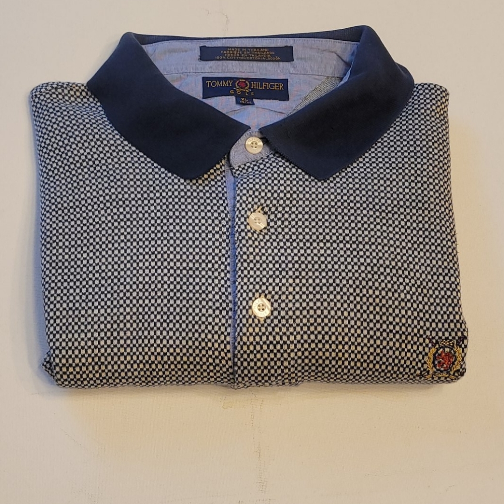 Vintage Tommy Hilfiger Polo Shirt Golf Size XL